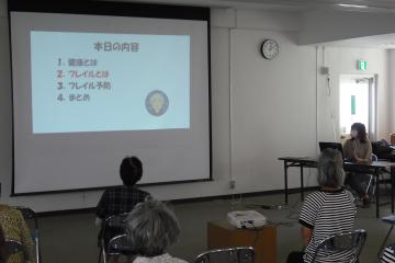 健康講演の様子
