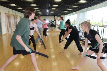 玉谷道場ちゃんばらごっこの写真