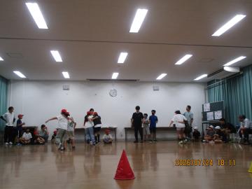 つみくさ学級ミニ運動会の様子