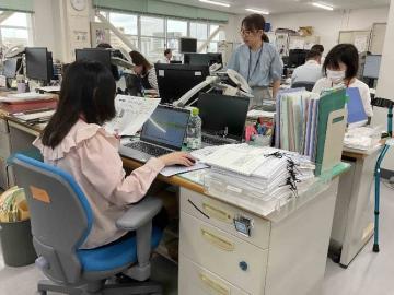 播磨西教育事務所での様子