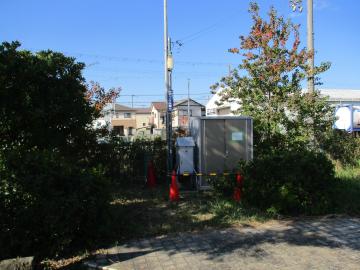 今在家南第一公園大気質測定機器写真