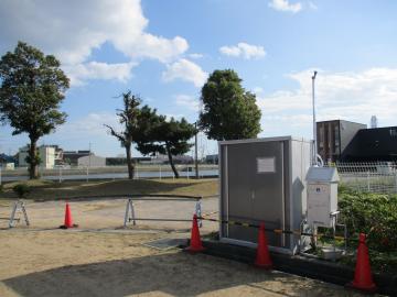 姫路みなとドーム大気質測定機器写真