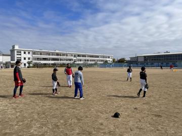 軟式野球体験会の様子