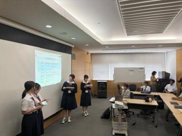 留学発表の様子