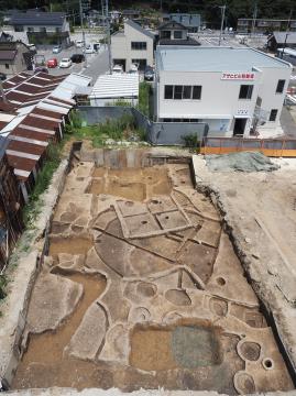 関ノ口遺跡第18次調査全景（南から）写真