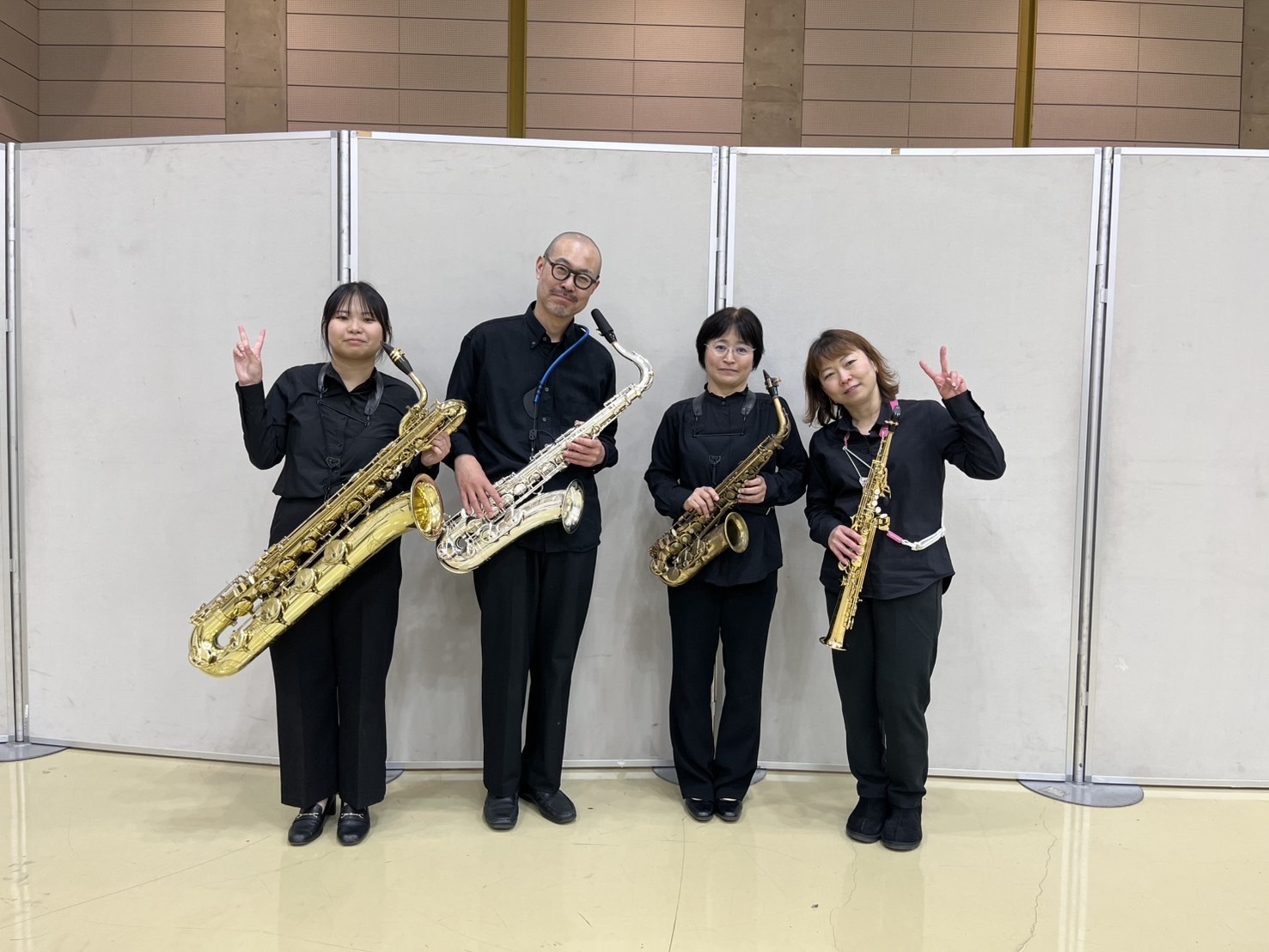 Kikurage Saxophone Quartet集合写真