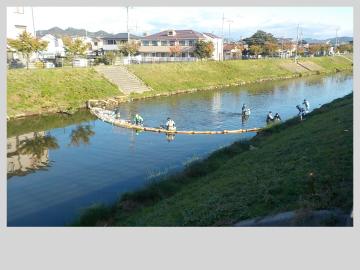 船場川清掃活動風景その1