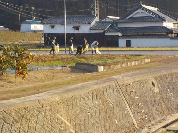 恒屋川清掃活動風景その3