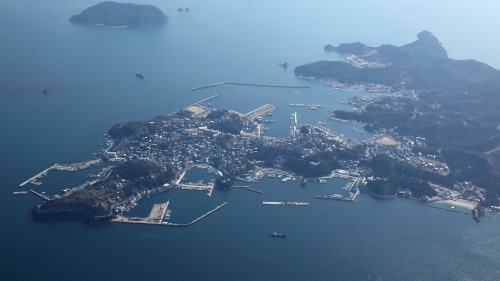 坊勢漁港（全景）