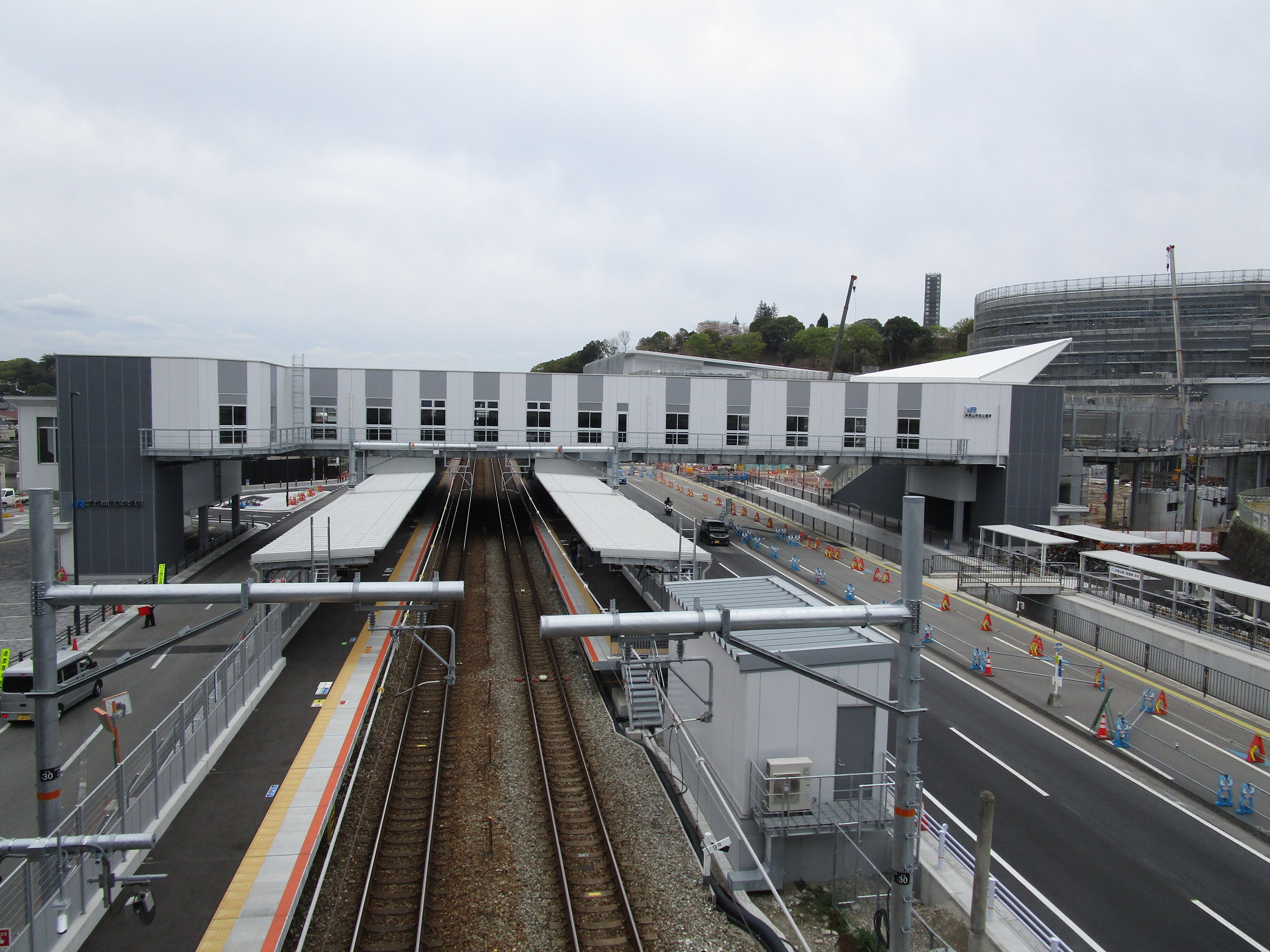 岡田陸橋からの写真（令和8年4月）