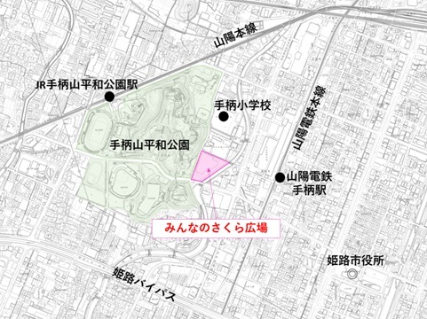 みんなのさくら広場周辺地図