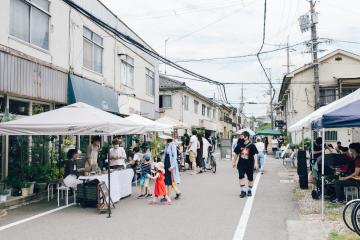 白鷺町の様子