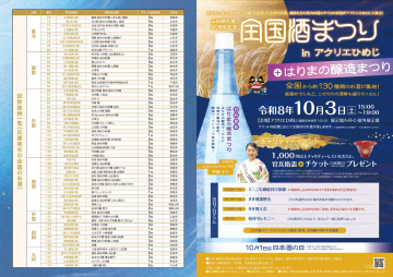 試飲銘柄一覧1ページ目