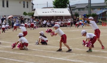 1・2年生「新時代はみんなの未来　～自分を信じて　Let's　dance～」