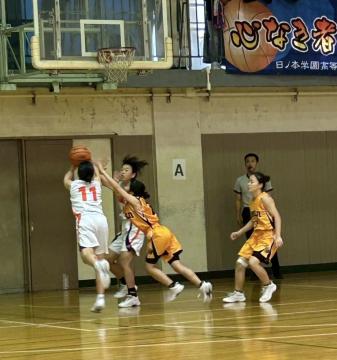 日ノ本の鋭いアタックの様子