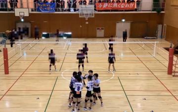 試合前の円陣の様子