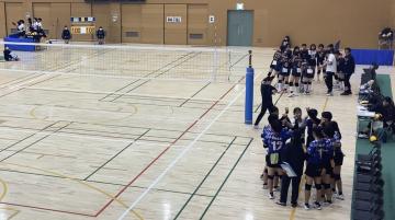 県代表決定戦の試合前集合の様子