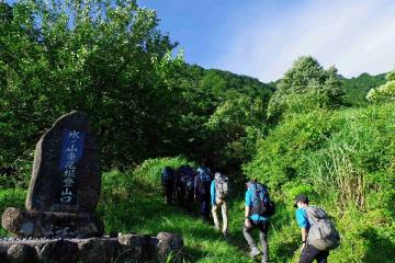 夏山登山合宿（氷ノ山山域）の様子