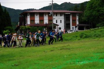 第65回兵庫県高等学校総合体育大会登山大会の様子