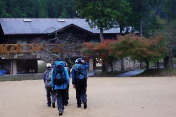 七種山登山合宿の様子