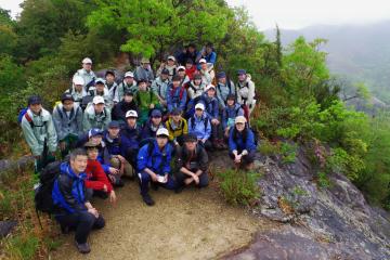 新入部員歓迎登山の様子