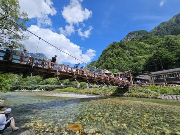 河童橋から撮影