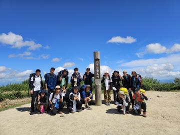 令和七年度夏山強化合宿で六甲山に登頂した画像