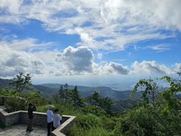 令和七年度夏山強化合宿における六甲ガーデンテラスからの景色