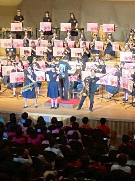 令和7年度姫高祭で演奏する吹奏楽部員の様子49