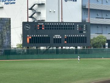 第107回全国高等学校野球選手権兵庫大会で応援をする吹奏楽部員の様子1