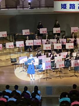 令和7年度姫高祭で演奏する吹奏楽部員の様子33