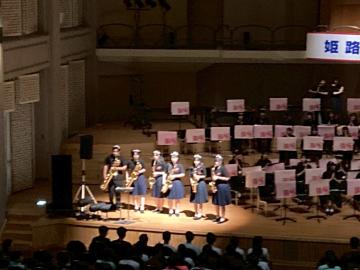 令和7年度姫高祭で演奏する吹奏楽部員の様子48