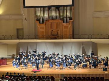 令和7年度学校説明会で演奏する様子8