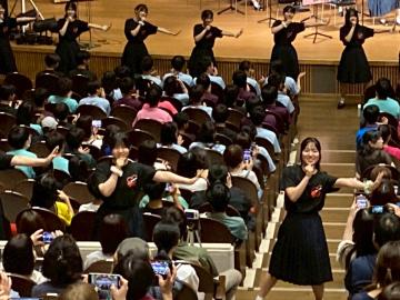 令和7年度姫高祭で演奏する吹奏楽部員の様子36
