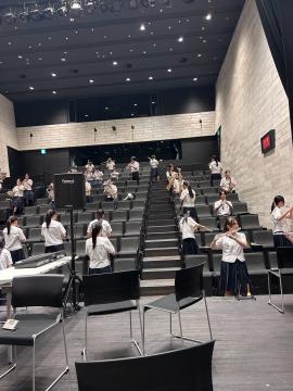 第73回兵庫県吹奏楽コンクールに出演する様子1