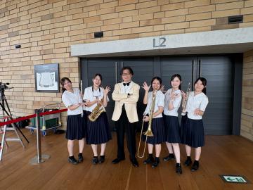 第73回兵庫県吹奏楽コンクールに出演する様子8