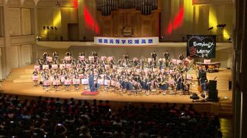 令和7年度姫高祭で演奏する吹奏楽部員の様子34