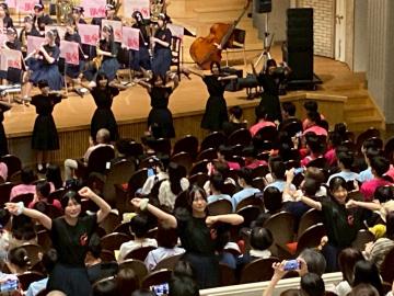 令和7年度姫高祭で演奏する吹奏楽部員の様子43