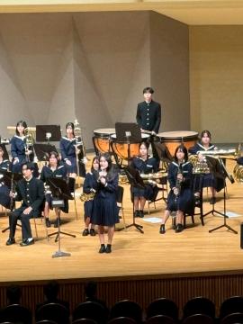 令和7年度学校説明会で演奏する様子7