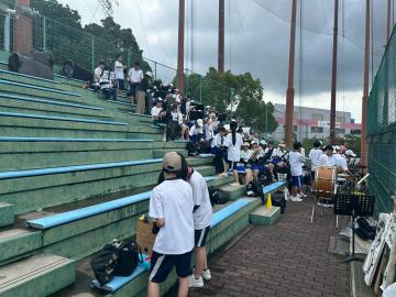 第107回全国高等学校野球選手権兵庫大会で応援をする吹奏楽部員の様子8