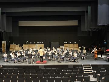 第73回兵庫県吹奏楽コンクールに出演する様子6
