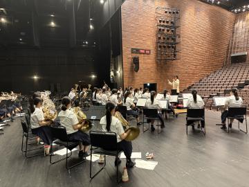 第73回兵庫県吹奏楽コンクールに出演する様子1