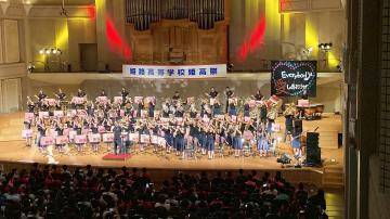 令和7年度姫高祭で演奏する吹奏楽部員の様子21