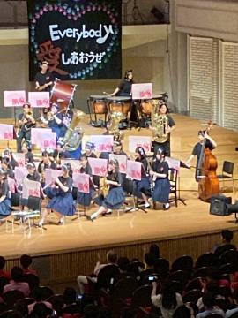 令和7年度姫高祭で演奏する吹奏楽部員の様子22