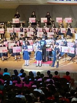 令和7年度姫高祭で演奏する吹奏楽部員の様子19