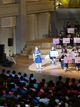 令和7年度姫高祭で演奏する吹奏楽部員の様子9