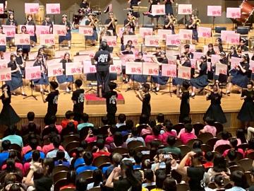令和7年度姫高祭で演奏する吹奏楽部員の様子5