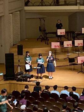 令和7年度姫高祭で演奏する吹奏楽部員の様子7