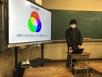 月食の解説の様子2