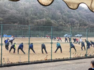 琴丘高校　練習試合風景1